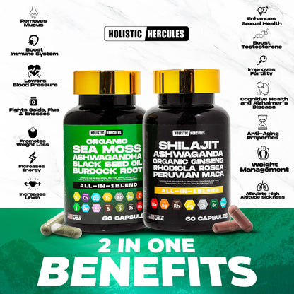 HerculesBlend™ Sea Moss & Shilajit Power Bundle (Subscription)